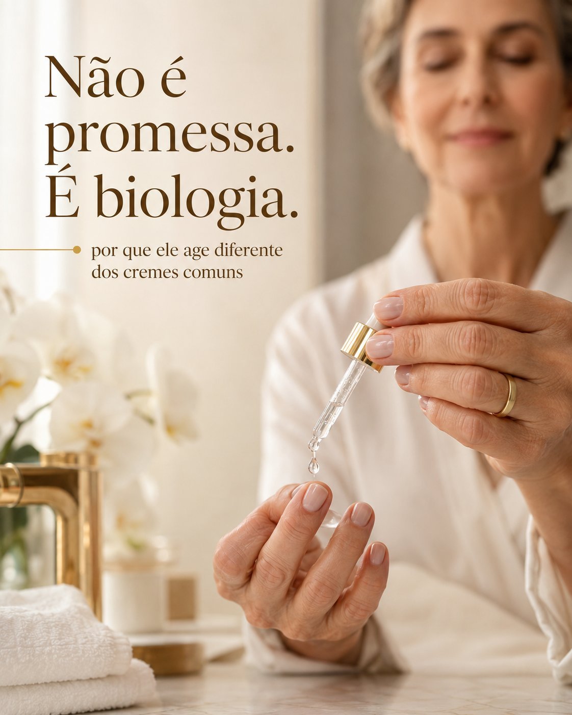 Não é promessa. É biologia.